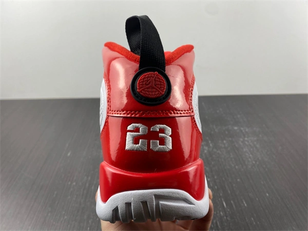 Premium Jordan 9 Retro White Gym Red 4063