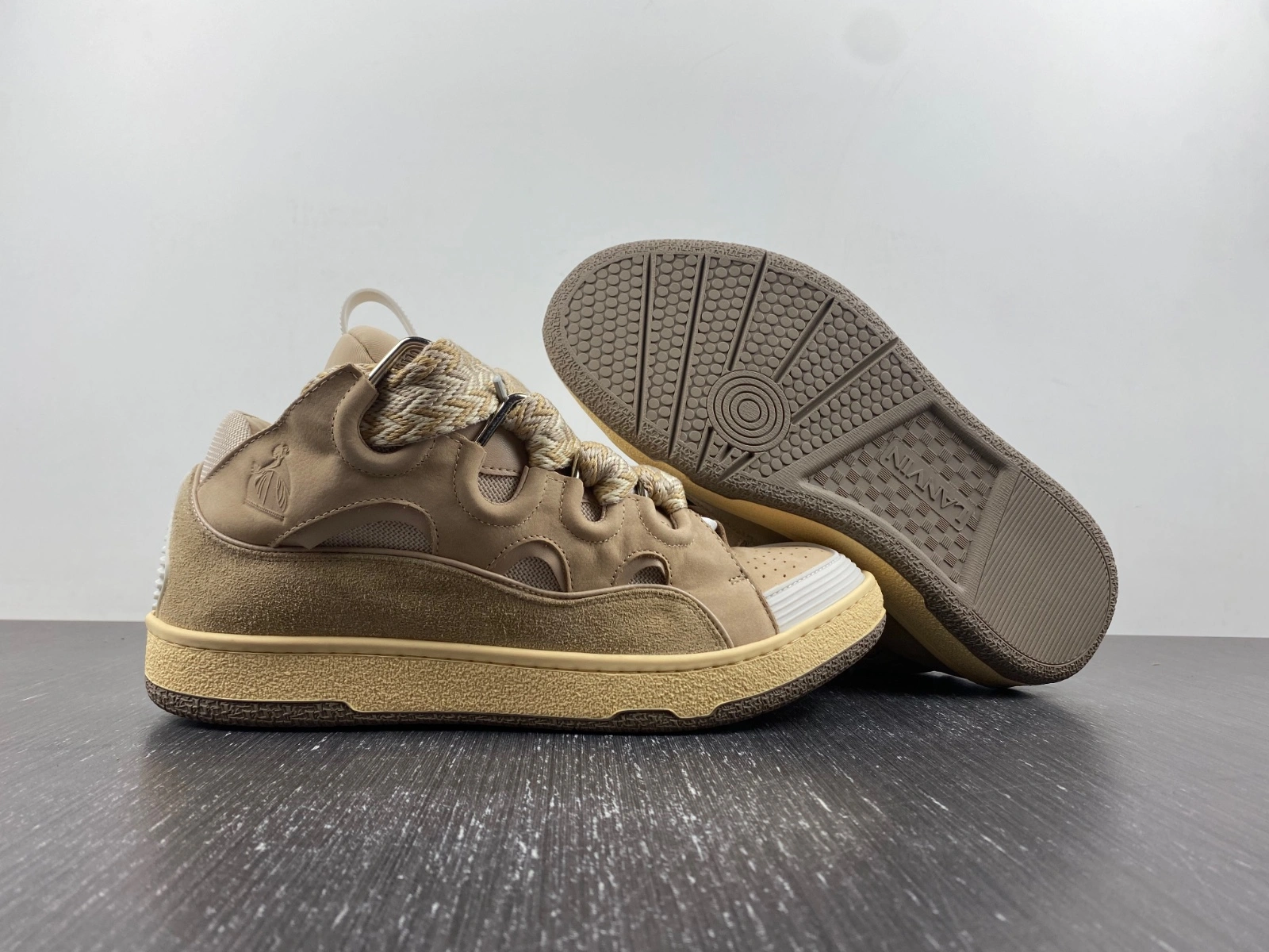 Lanvon Curb Sneaker Ecru FM-SKRK11-DRAG-E Sporty 953