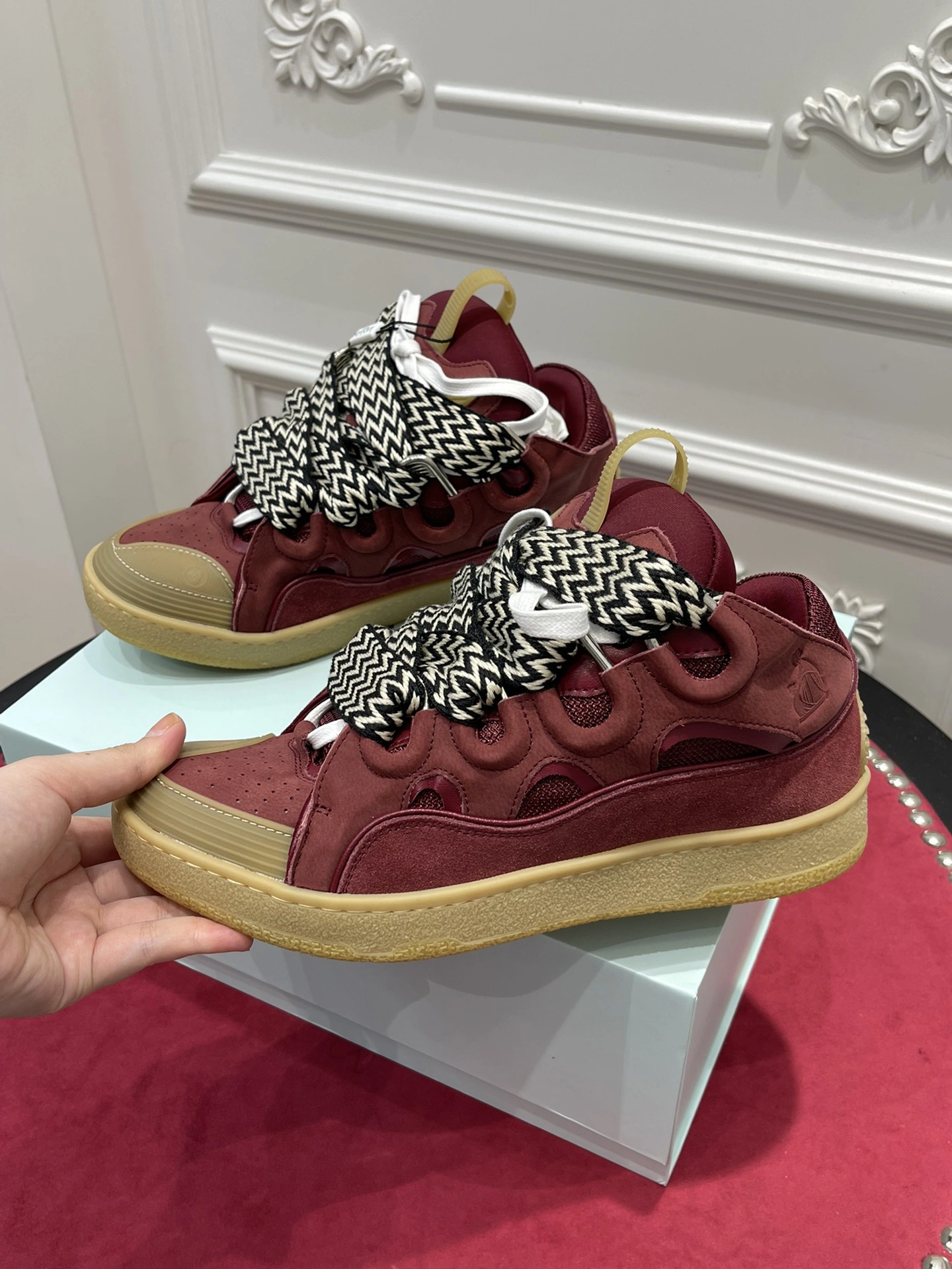 Lanvon Curb Sneaker FW-SKDK02-DRA2-A Modern 826