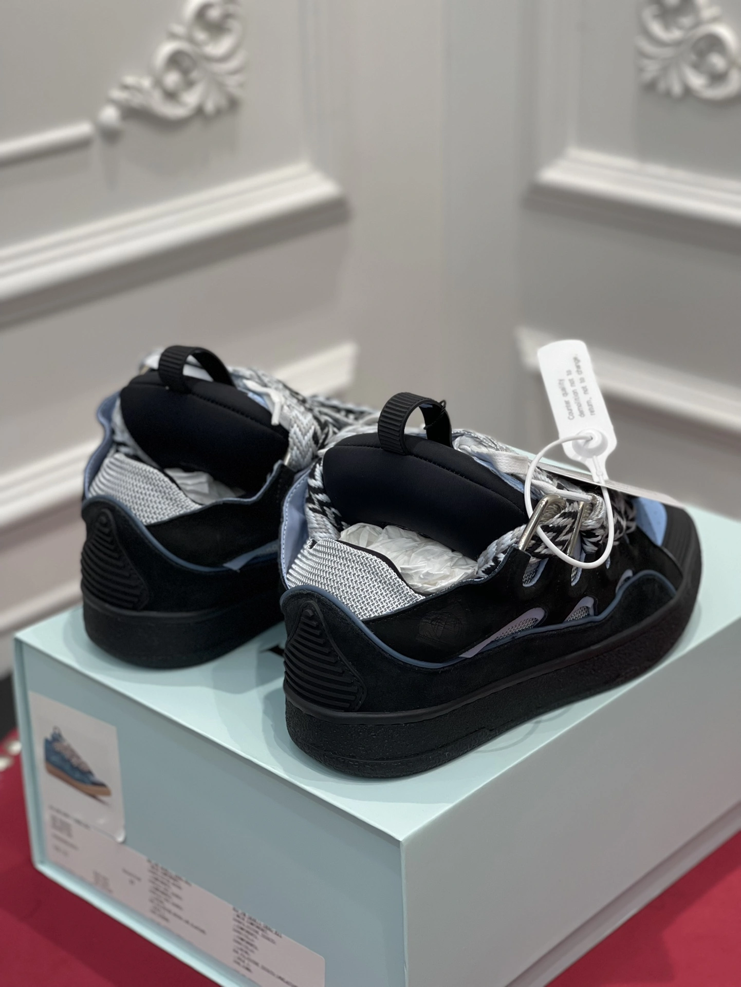 Timeless Lanvon Leather Curb Black Light Blue FM-SKRK11-DWSL-P 841