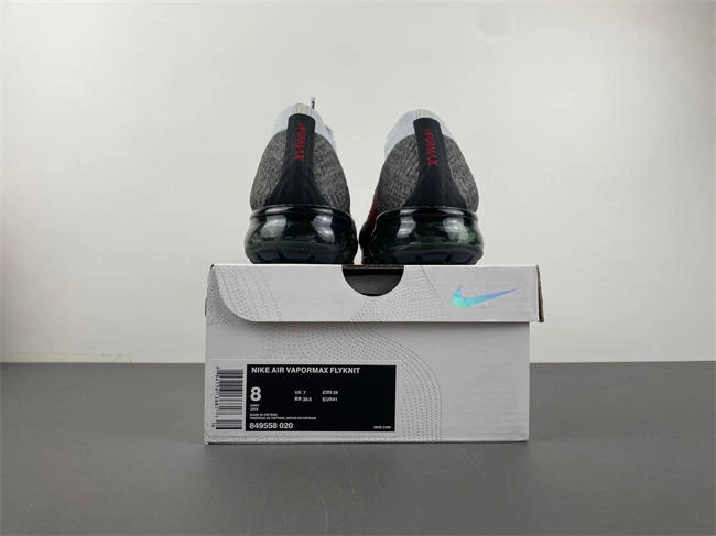 WaterResistant Nike Air VaporMax Platinum Red Black 849558- 5278