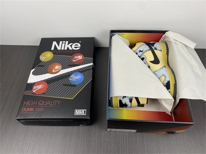 Elegant Nike Dunk High 1985 Black Acid Wash DD9404- 4780