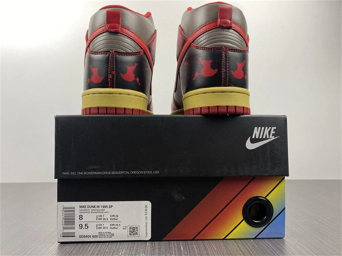 Nike Dunk High 1985 Red Acid Wash DD9404- Seasonal 4779