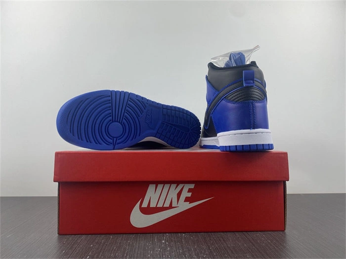Lightweight Nike Dunk High SE Camo Black Royal DD3359- 4783