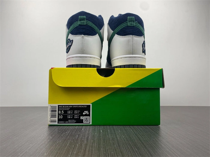 SunProtective Nike Dunk High Sports Specialties White Navy DH0953- 4776