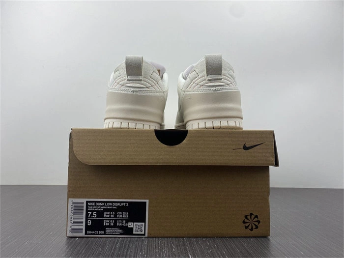 Minimalist Nike Dunk Low Disrupt 2 Pale Ivory DH4402- 4759