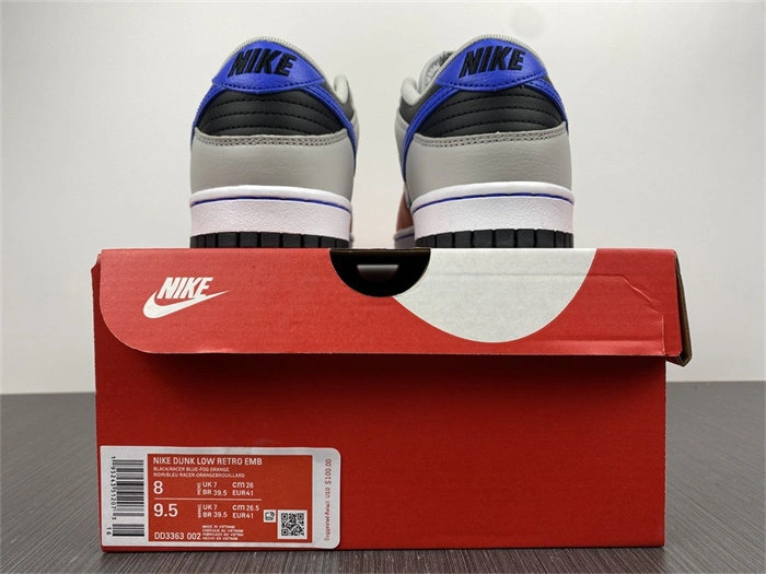 Nike Dunk Low EMB NBA 75th Anniversary Knicks DD3363- ZipUp 4788