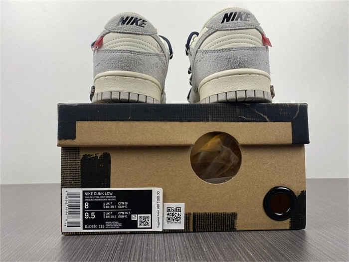 Nike Dunk Low Off-White Lot 20 DJ0950- FashionForward 5061