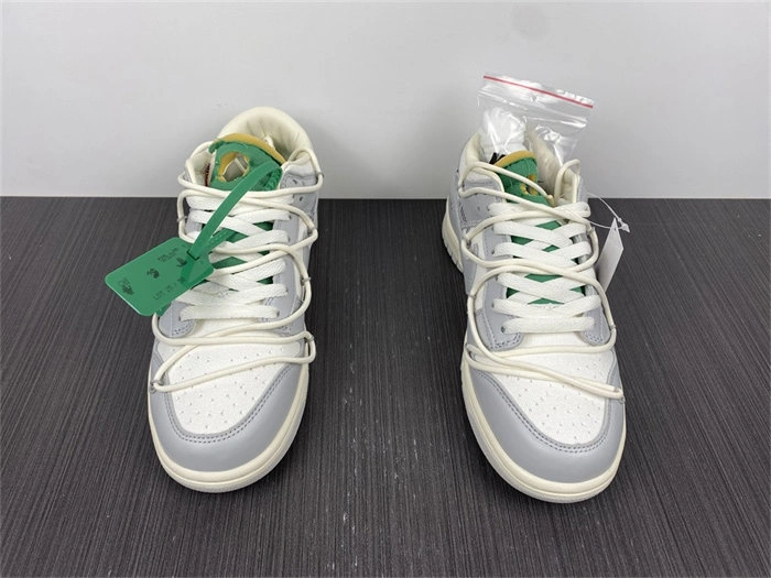 Vibrant Nike Dunk Low Off-White Lot 25 DM1602- 5081