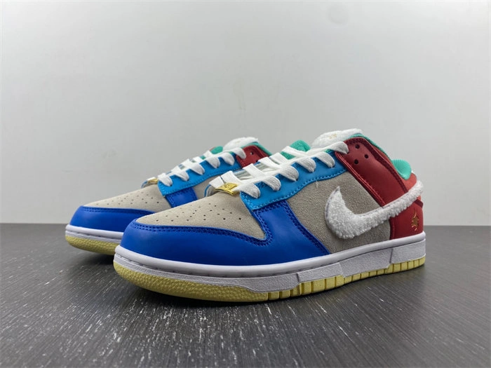 WaterResistant Nike Dunk Low Retro PRM Year of the Rabbit Blue Orange Cream FD4203- 4636