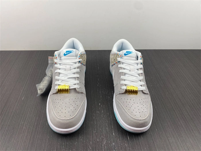 Functional Nike Dunk Low SE Barber Shop Grey DH7614- 4751