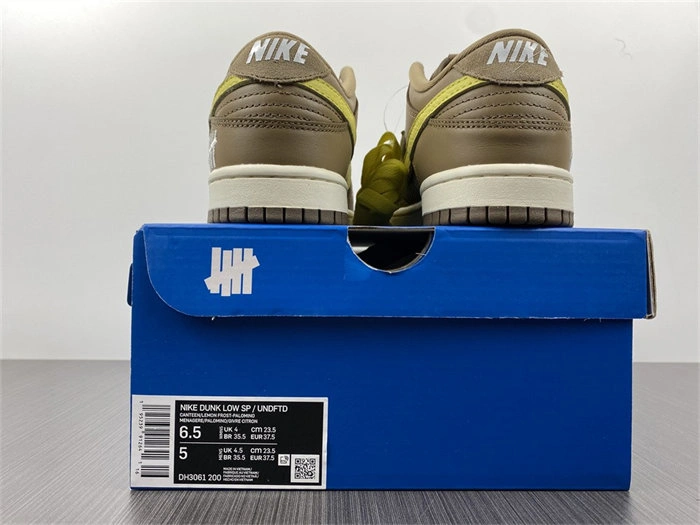 UrbanStyle Nike Dunk Low SP Undefeated Canteen Dunk vs. AF1 Pack DH3061- 4765