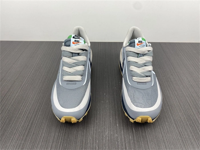 Popular Nike LD Waffle sacai CLOT Kiss of Death 2 Cool Grey 5227
