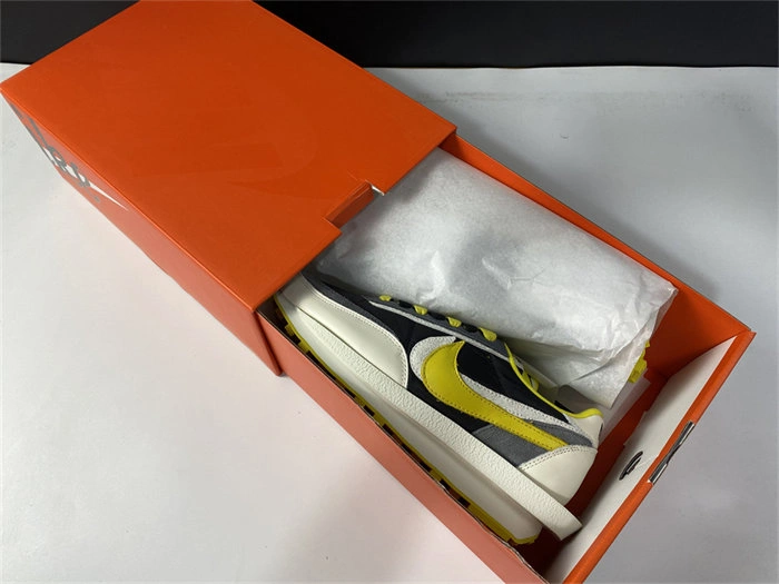 Nike LD Waffle sacai Undercover Black  Citron Comfortable 5228