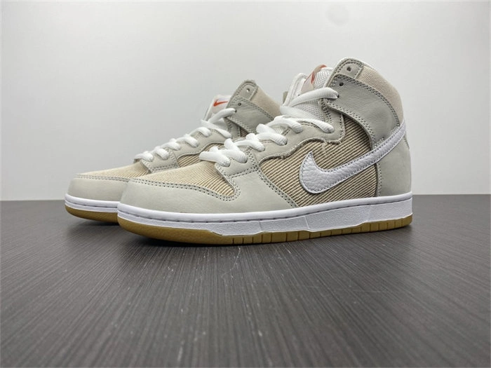 Durable Nike SB Dunk High Pro ISO Orange Label Unbleached Natural DA9626- 4830