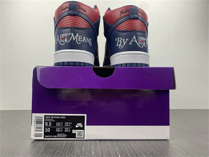 FastDry Nike SB Dunk High Supreme By Any Means Navy DN3741- 4721