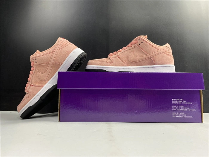 Lightweight Nike SB Dunk Low Pink Pig CV1655- 4885