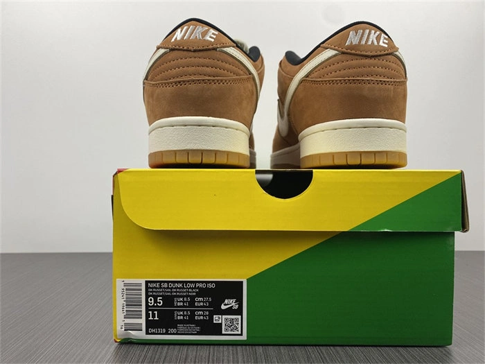 Nike SB Dunk Low Pro Dark Russet DH1319- ComfortFit 4768