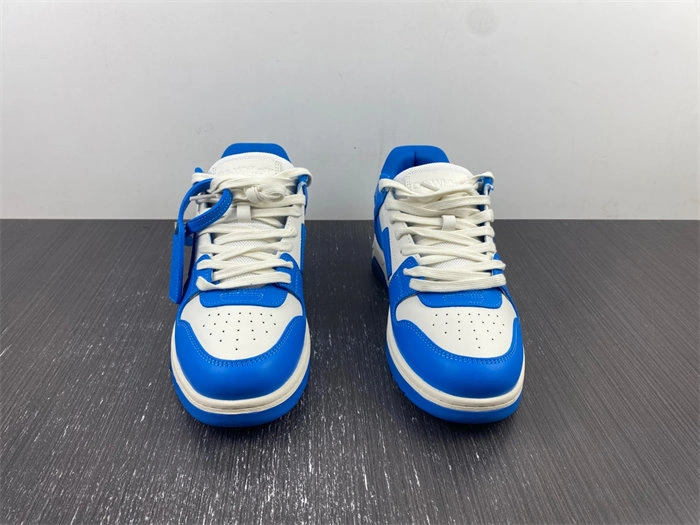 FastDry OFF-WHITE Out Of Office OOO Low Tops White Blue OMIA189F22LEA 3114
